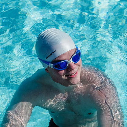 Silicone Swim Cap - White