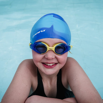 Silicone Swim Cap - Blue Shades