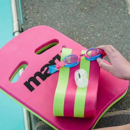 Junior Pull Buoy - Pink and Lime