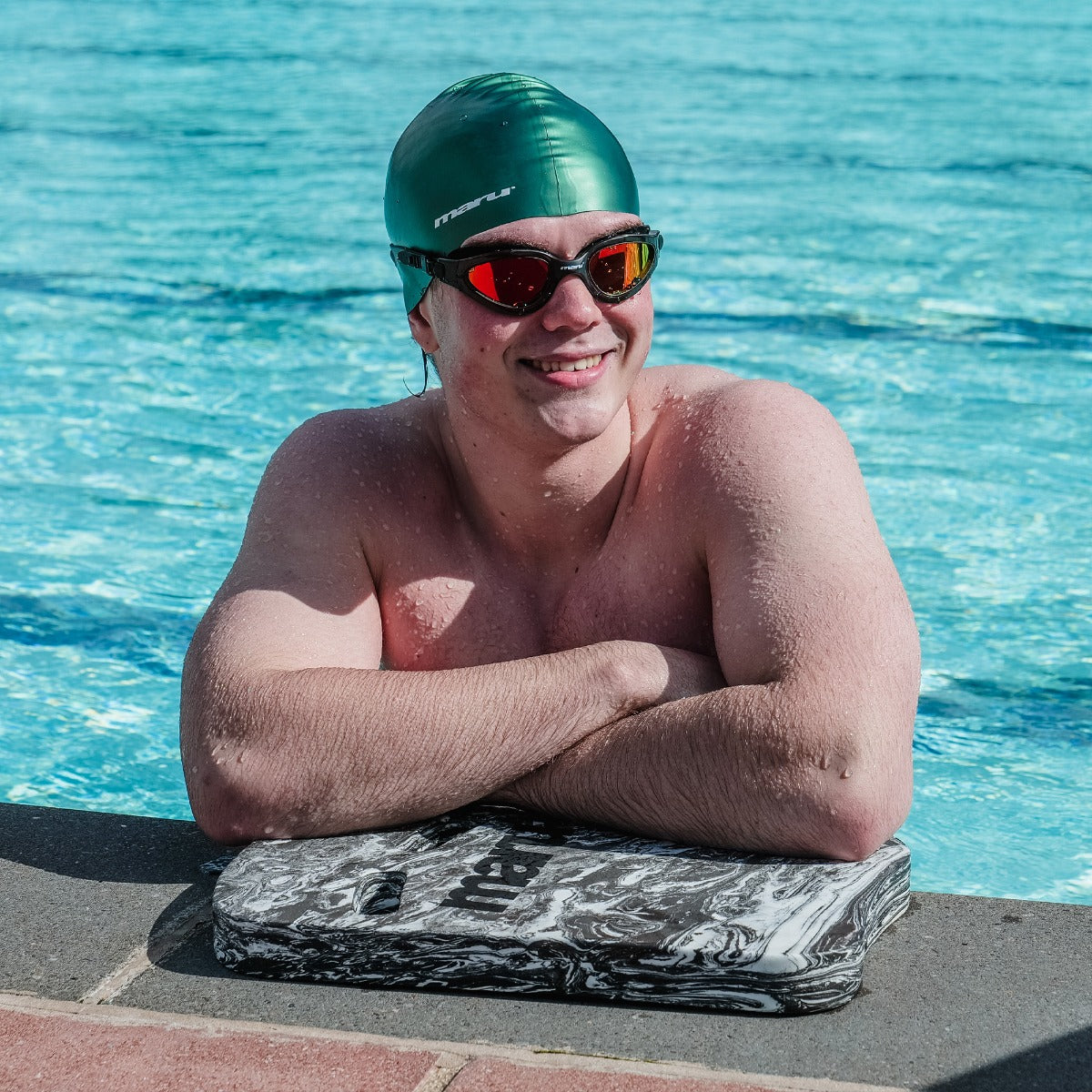 Silicone Swim Cap - Dark Green