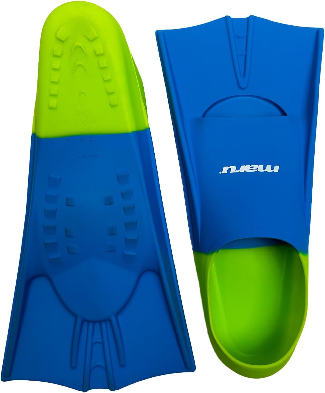 Training Fins - Blue and Lime