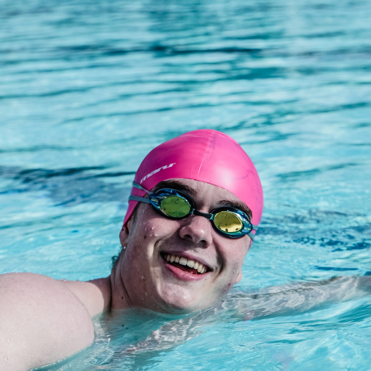 Silicone Swim Cap - Pink