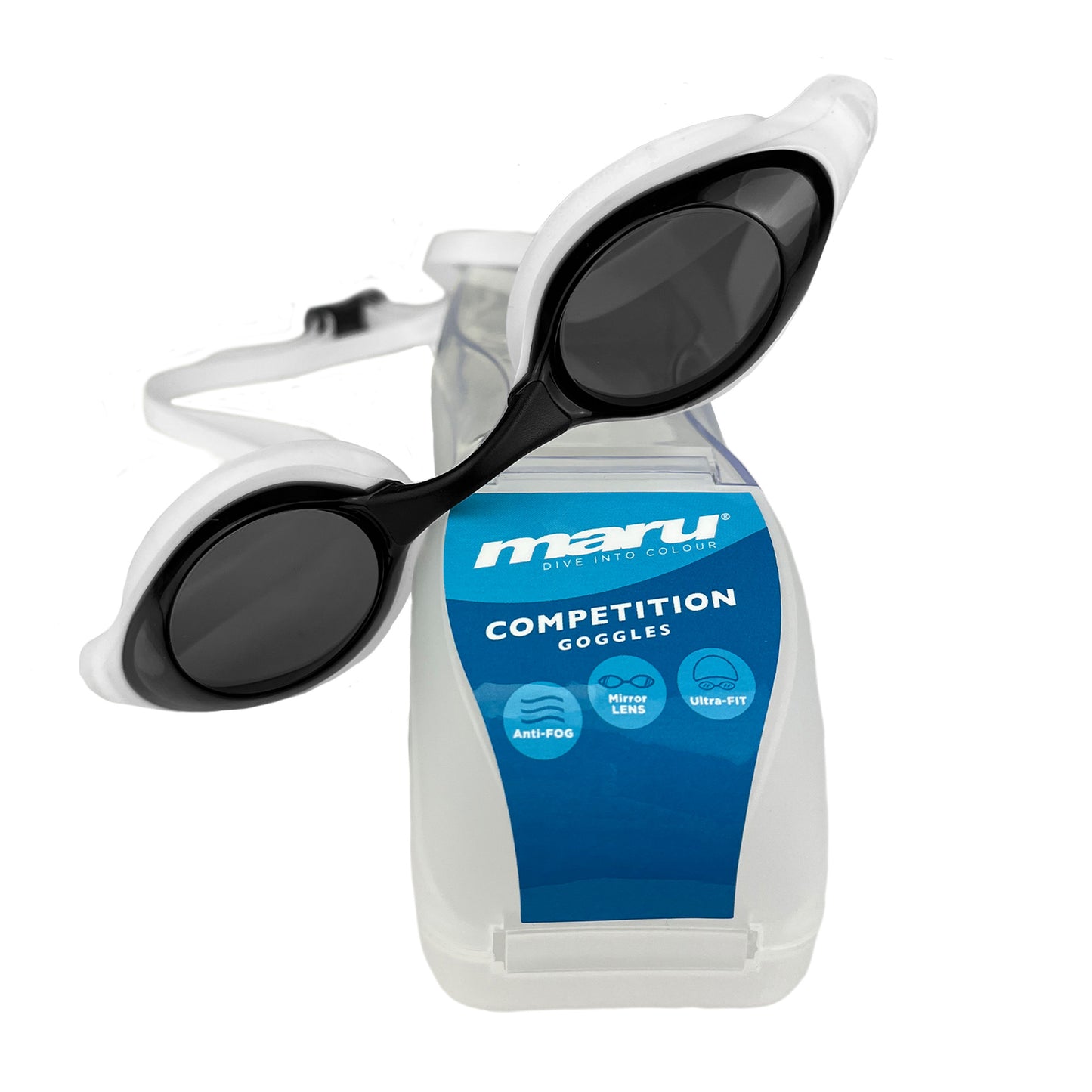 Swift Goggles, Anti-Fog, UV Protection, White and Black