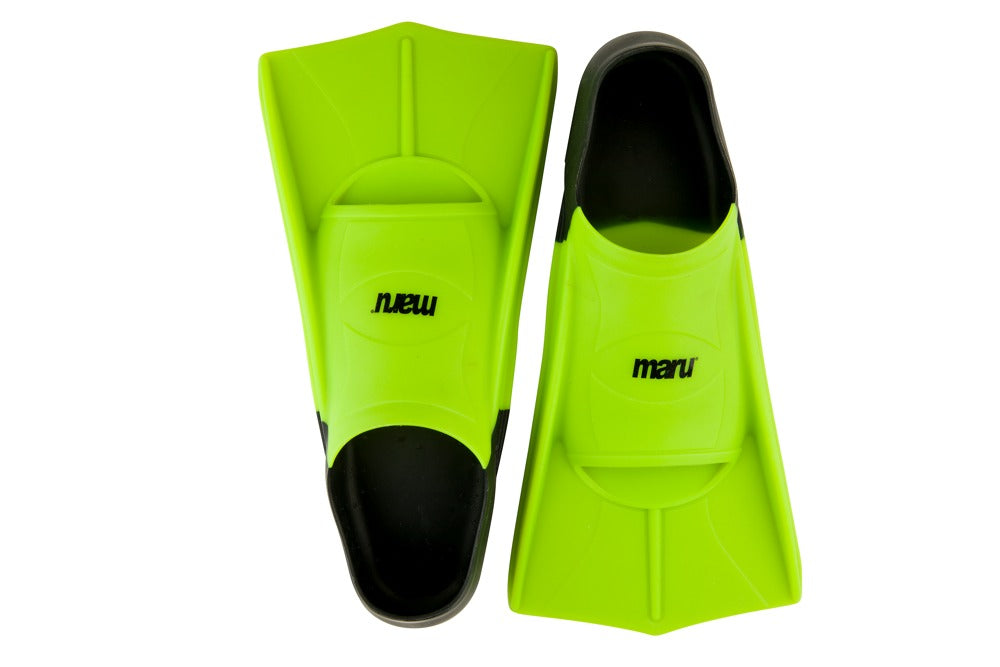 Trainingsflossen - Neon Lime/Schwarz