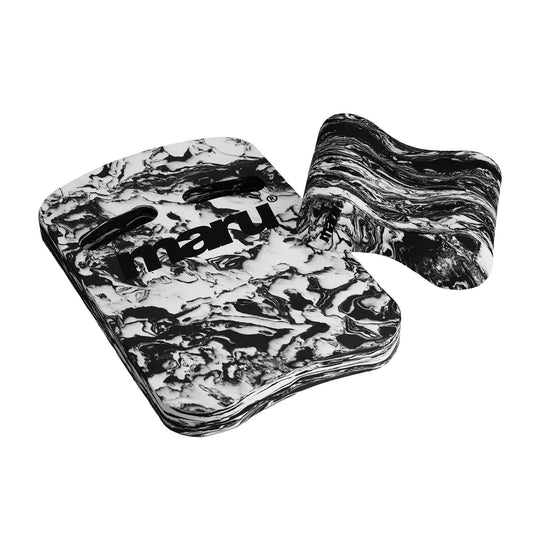 Maru Adult Float Bundle - Black/White Swirl (inc. Free Mesh Swim Bag £9.49 RRP)