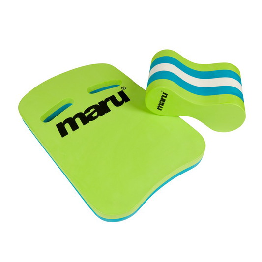 Maru Adult Float Bundle - Lime Blue (inc. Free Lime Mesh Swim Bag £9.49 RRP)