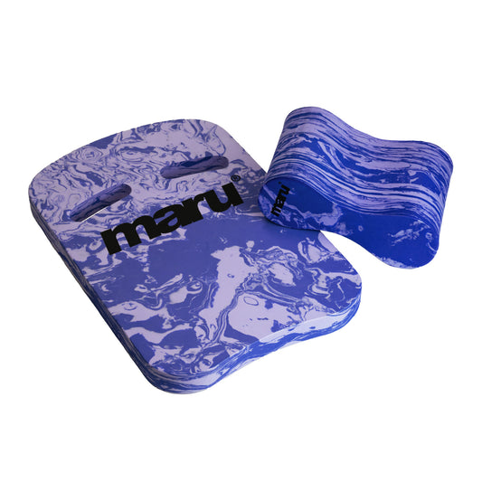 Maru Adult Float Bundle - Purple Swirl (inc. Free Purple Mesh Swim Bag £9.49 RRP)