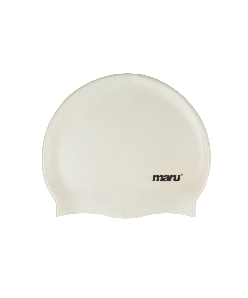 Silicone Swim Cap - White