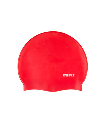 Silicone Swim Cap - Red