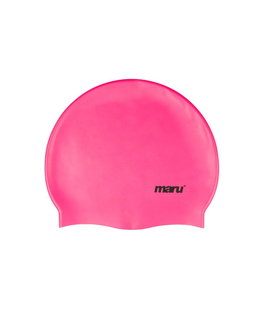 Bonnet de bain en silicone - Rose