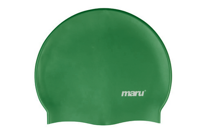 Silicone Swim Cap - Dark Green