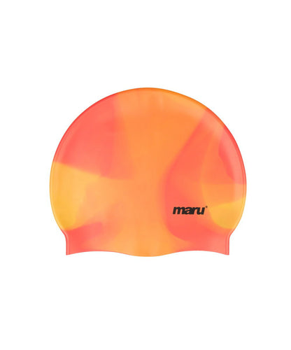 Bonnet de bain en silicone - Nuances orange