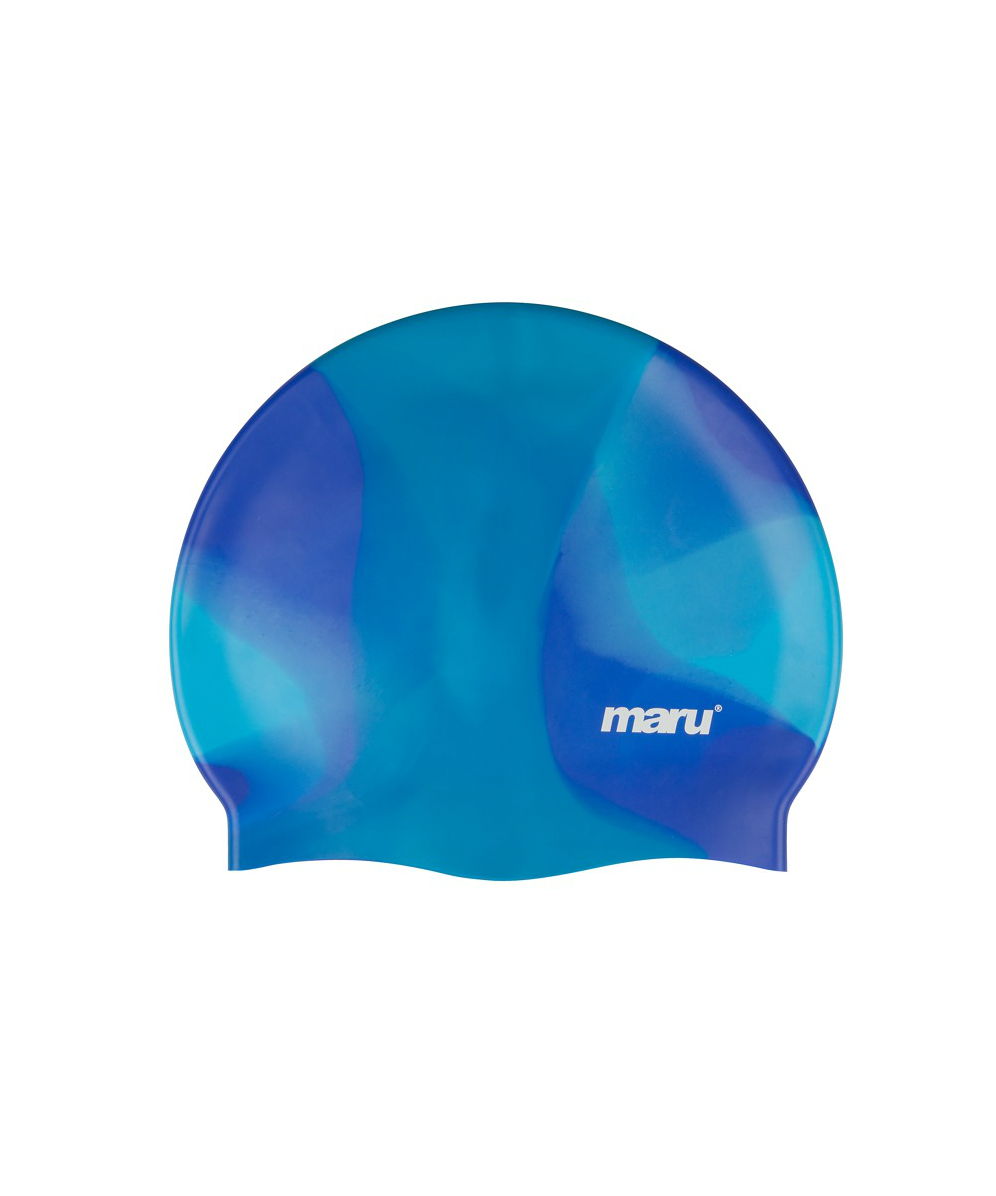 Silicone Swim Cap - Blue Shades