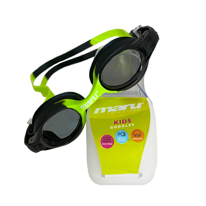 Sprite Anti-Fog Junior Goggle - Black and Green