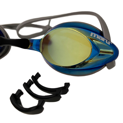 Pulse Mirror Anti-Fog Goggles- Gold, Pink and Blue