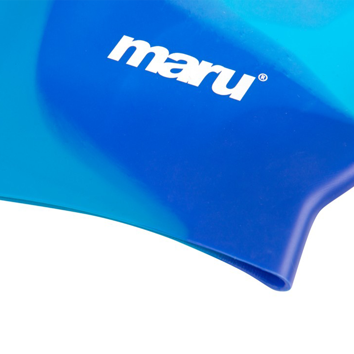 Silicone Swim Cap - Blue Shades