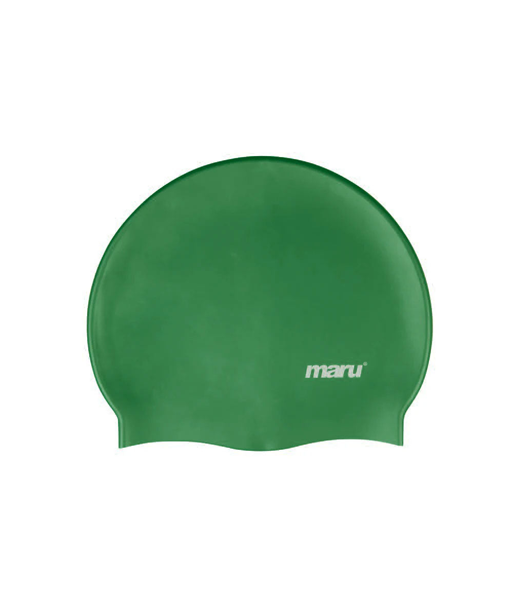 Silicone Swim Cap - Dark Green