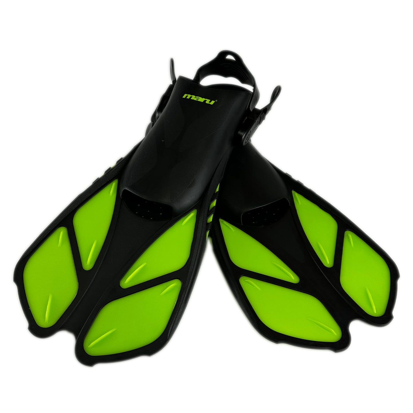 Dive Fins - Neon Lime and Black