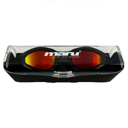 Groove Polarised Mirror Anti Fog Swimming Goggle - Black