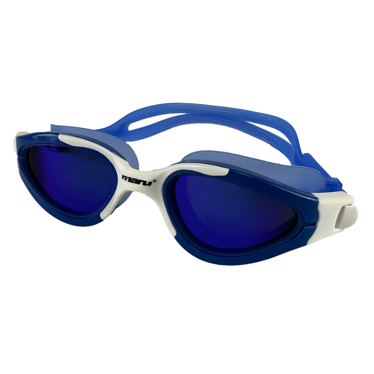 Lunettes de natation antibuée polarisées Groove pour adultes - Bleu