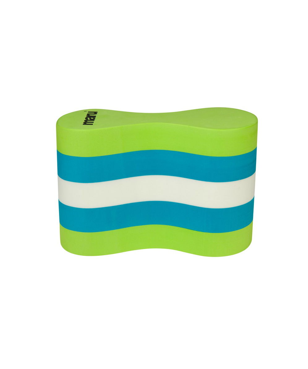 Adult Pull Buoy - Lime, Blue and White