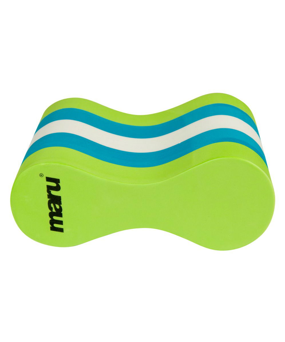 Adult Pull Buoy - Lime, Blue and White