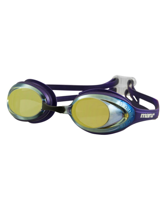 Sonic Mirror Anti-Fog-Schutzbrille für Erwachsene, Blau und Lila